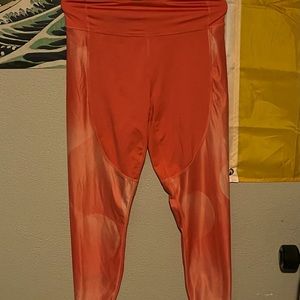 Pink puma tights.they are a size large